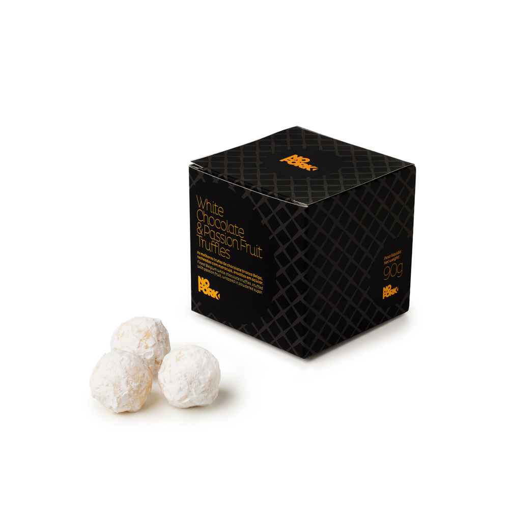 White Chocolate & Passion Fruit Truffles